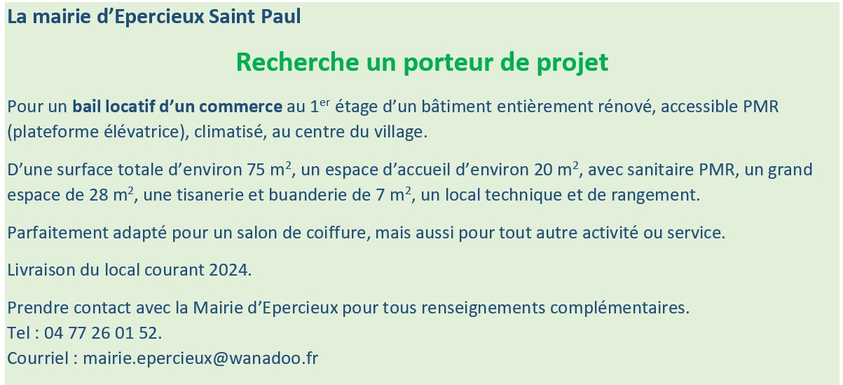 information local commercial